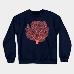 Fan living coral Crewneck Sweatshirt